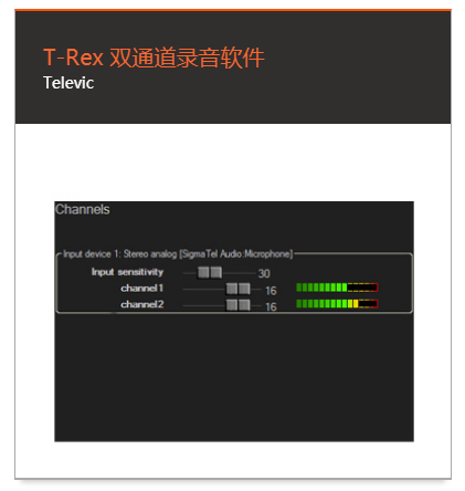 T-Rex 双通道录音软件 